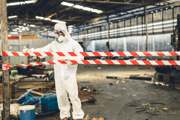Professional Trauma Scene Cleanup technician working in Roscoe, TX